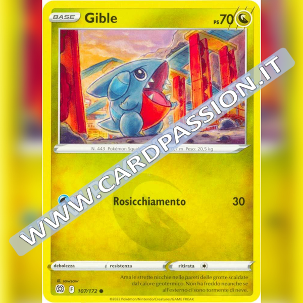 107/172 Gible | Astri Lucenti - Card Passion