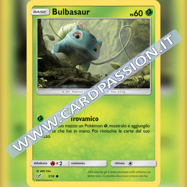 01/18 Bulbasaur Holo | Detective Pikachu