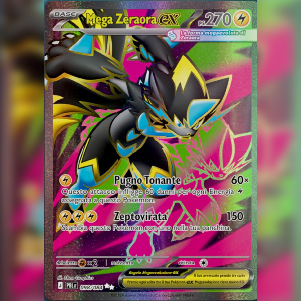 098/084 Mega Zeraora-ex (FA) | Buio Pesto