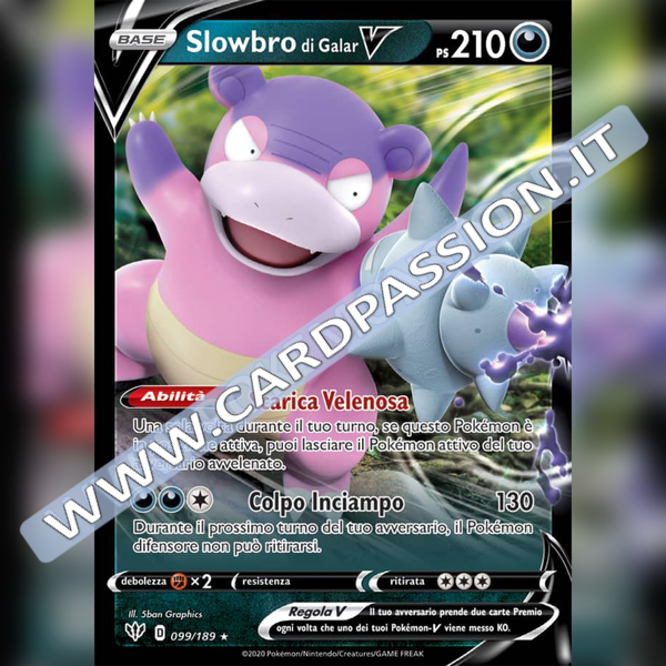 099/189 Slowbro di Galar V | Fiamme Oscure - Card Passion
