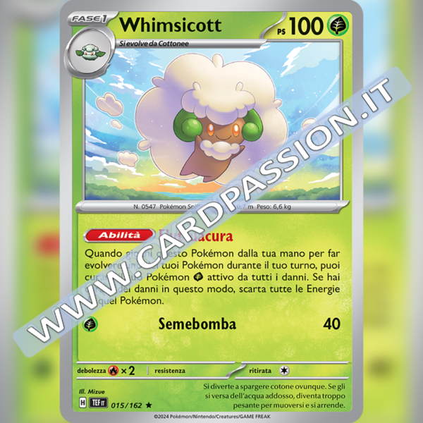 015/162 Whimsicott Holo | Cronoforze