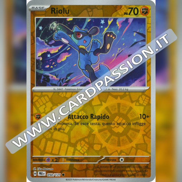 050/131 Riolu Reverse | Evoluzioni Prismatiche