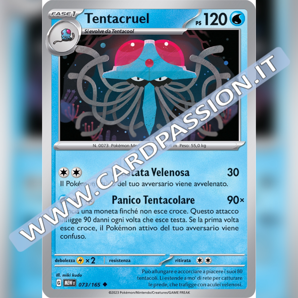 073/165 Tentacruel | Scarlatto e Violetto 151