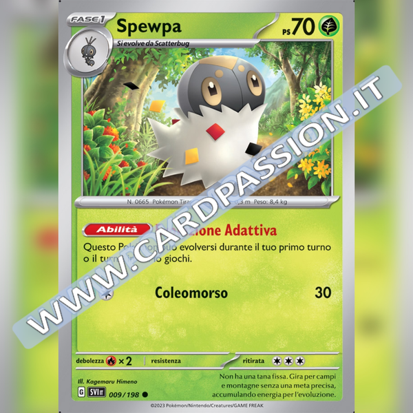 009/198 Spewpa | Scarlatto e Violetto