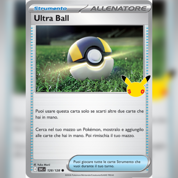 128/128 Ultra Ball Holo | 30esimo Anniversario