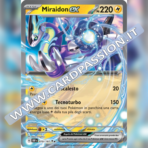 079/197 Miraidon ex | Ossidiana Infuocata