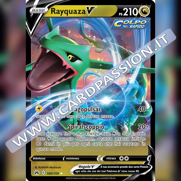 100/159 Rayquaza V | Zenit Regale