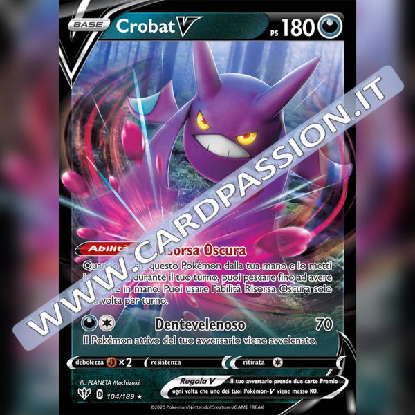 104/189 Crobat V | Fiamme Oscure - Card Passion