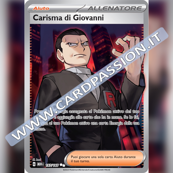 197/165 Carisma di Giovanni (Full Art) | Scarlatto e Violetto 151