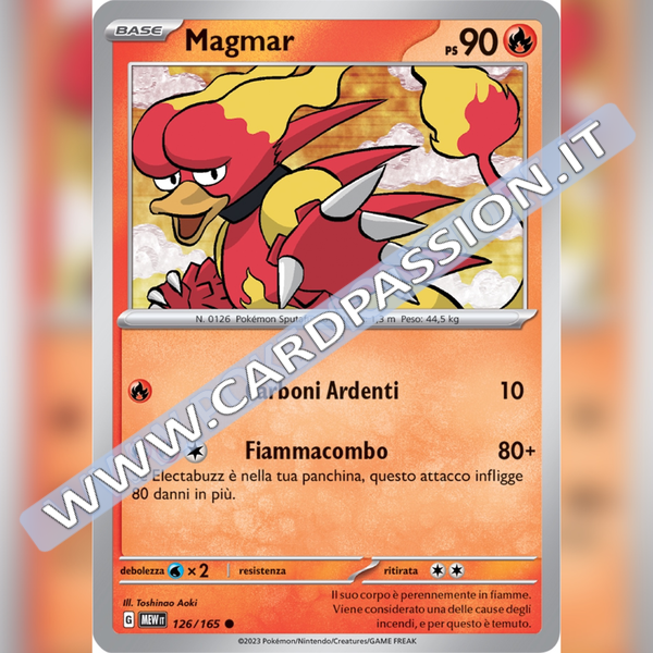 126/165 Magmar | Scarlatto e Violetto 151