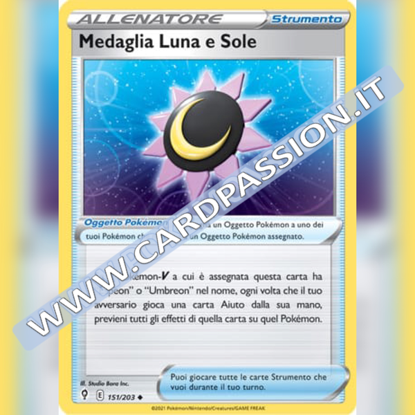 151/203 Medaglia Sole e Luna | Evoluzioni Eteree