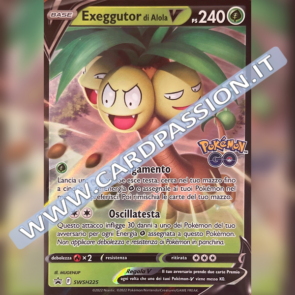 SWSH225 Exeggutor di Alola V | Black Star Promo - Card Passion