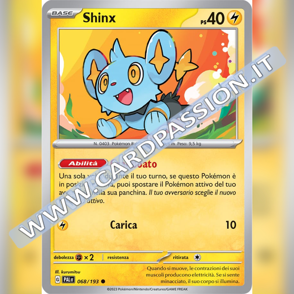 068/193 Shinx | Evoluzioni a Paldea