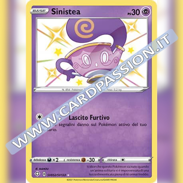 SV052/SV122 Sinistea Baby Shiny (ITA) Mint - Card Passion