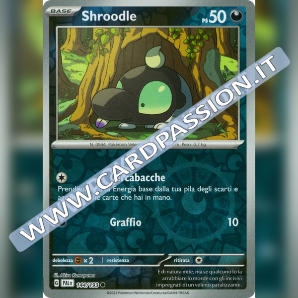 144/193 Shroodle Reverse | Evoluzioni a Paldea