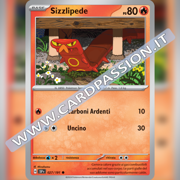 027/191 Sizzlipede | Scintille Folgoranti