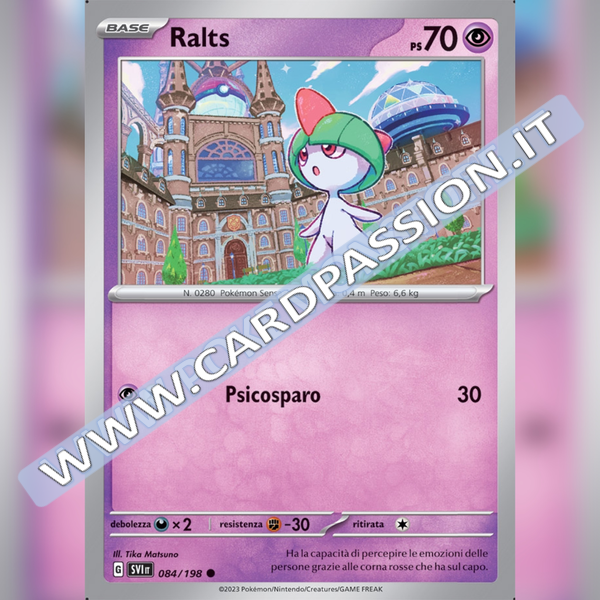 084/198 Ralts | Scarlatto e Violetto