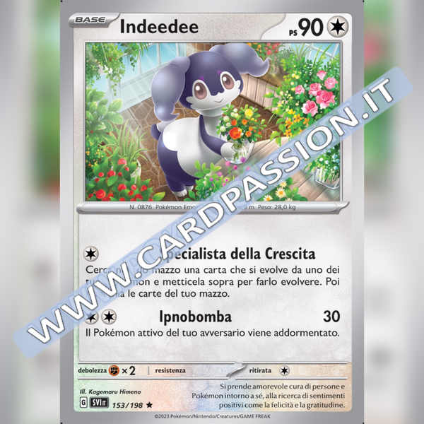 153/198 Indeedee Holo | Scarlatto e Violetto
