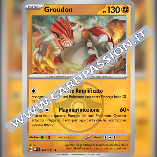049/131 Groudon Master Ball Reverse | Evoluzioni Prismatiche