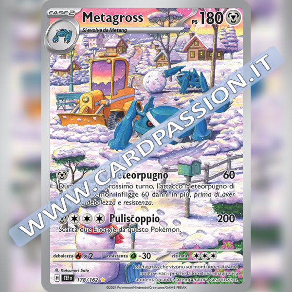 178/162 Metagross Iluustrazione Rara | Cronoforze