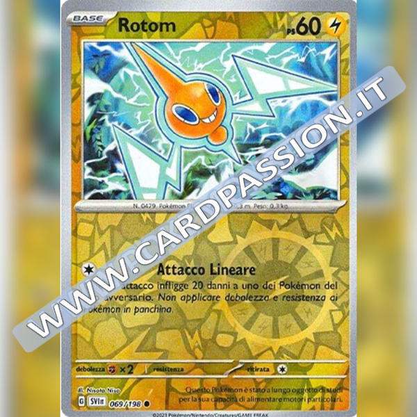 069/198 Rotom Reverse | Scarlatto e Violetto