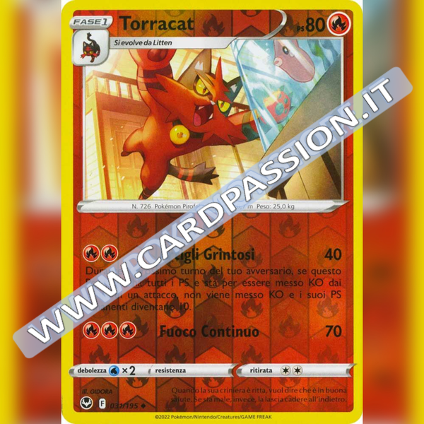 031/195 Torracat Reverse | Tempesta Argentata