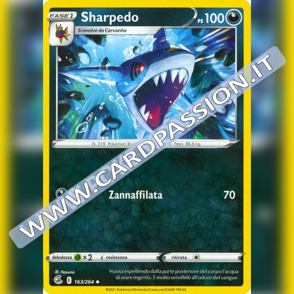 163/264 Sharpedo | Colpo Fusione - Card Passion