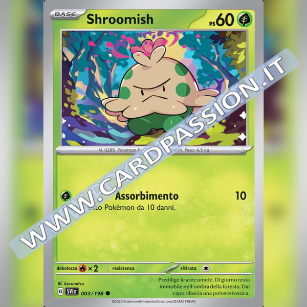 003/198 Shroomish | Scarlatto e Violetto
