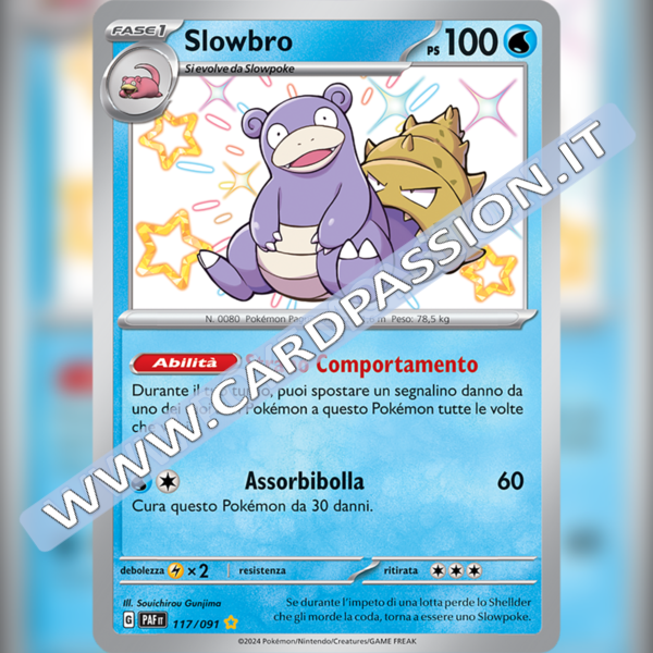 117/091 Slowbro Shiny | Destino di Paldea