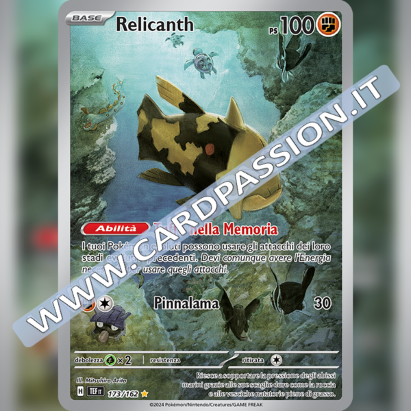 173/162 Relicanth illustrazione Rara | Cronoforze