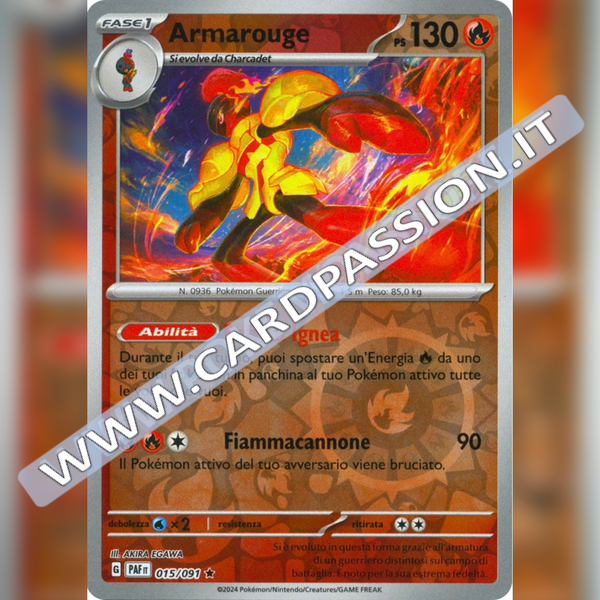 015/091 Armarouge Reverse | Destino di Paldea