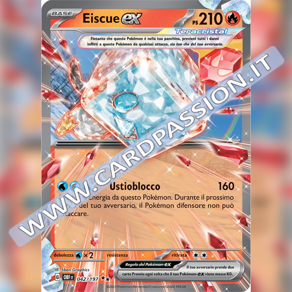 042/197 Eiscue ex | Ossidiana Infuocata