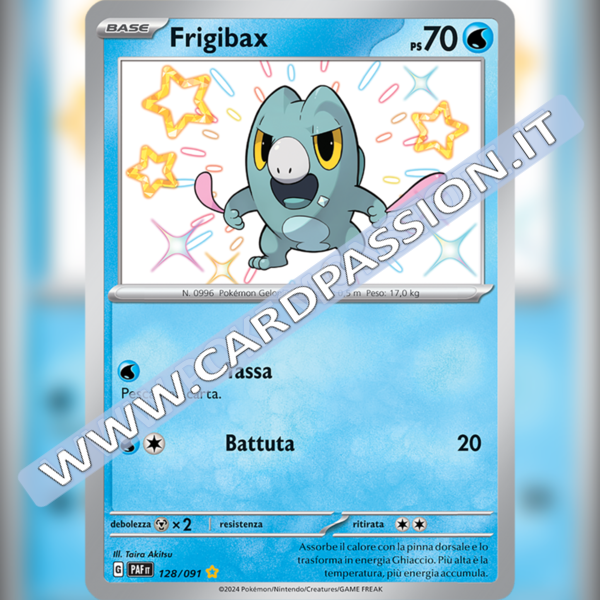 128/091 Frigibax Shiny | Destino di Paldea