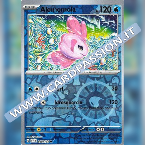 048/198 Alomomola Reverse | Scarlatto e Violetto