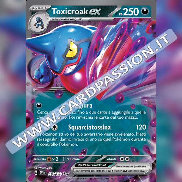 131/198 Toxicroak ex | Scarlatto e Violetto
