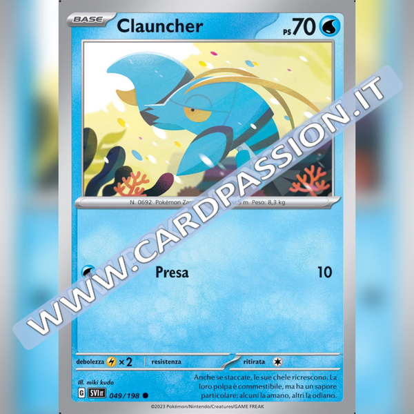 049/198 Clauncher | Scarlatto e Violetto