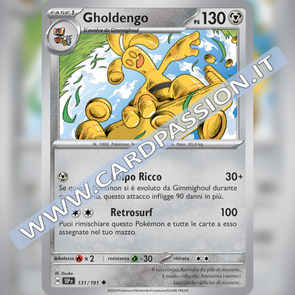131/191 Gholdengo | Scintille Folgoranti