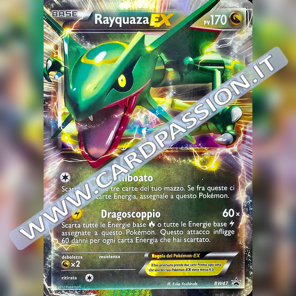 BW47 Rayquaza EX | Black Star Promo - Card Passion