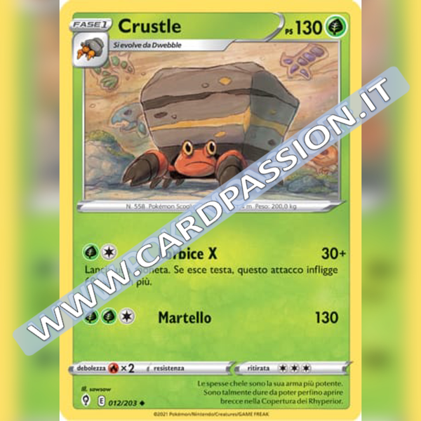 012/203 Crustle | Evoluzioni Eteree - Card Passion