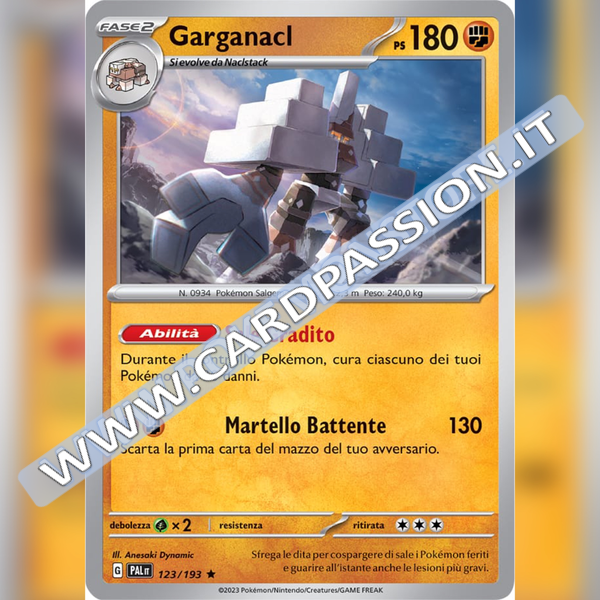 123/193 Garganacl Holo | Evoluzioni a Paldea