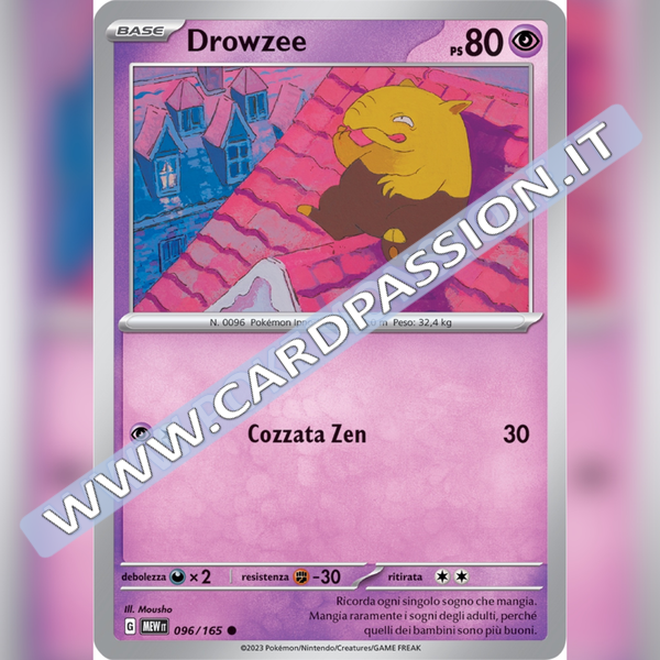 096/165 Drowzee | Scarlatto e Violetto 151