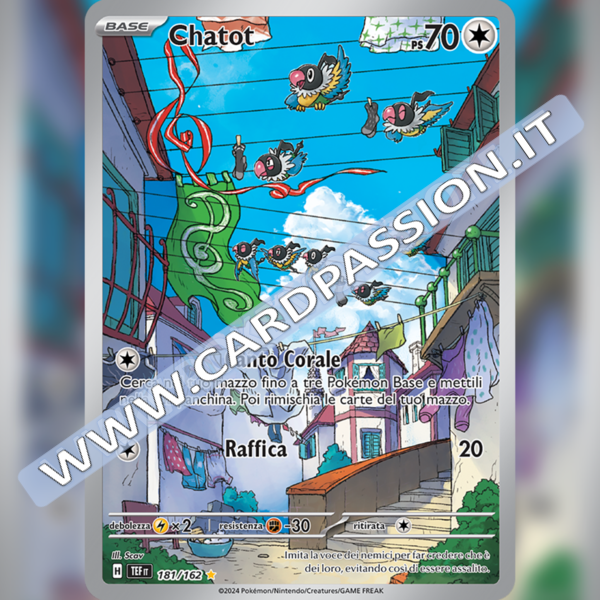 181/162 Chatot Illustrazione Rara | Cronoforze