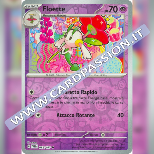 087/167 Floette Reverse | Crepuscolo Mascherato