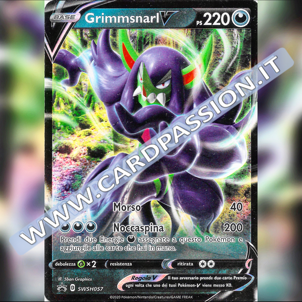 SWSH057 Grimmsnarl V | Black Star Promo - Card Passion