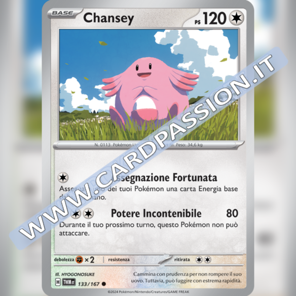 133/167 Chansey | Crepuscolo Mascherato