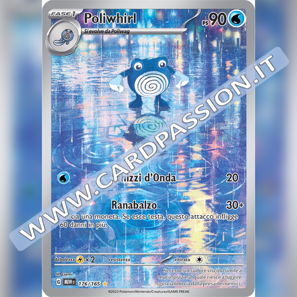 176/165 Poliwhirl Illustrazione Rara | Scarlatto e Violetto 151