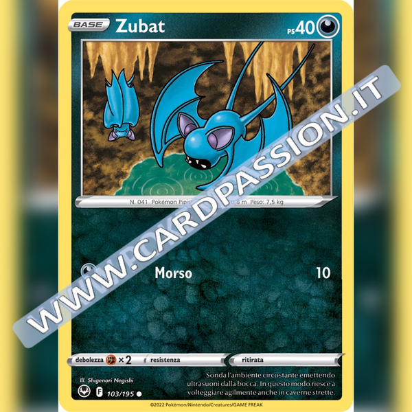 103/195 Zubat | Tempesta Argentata