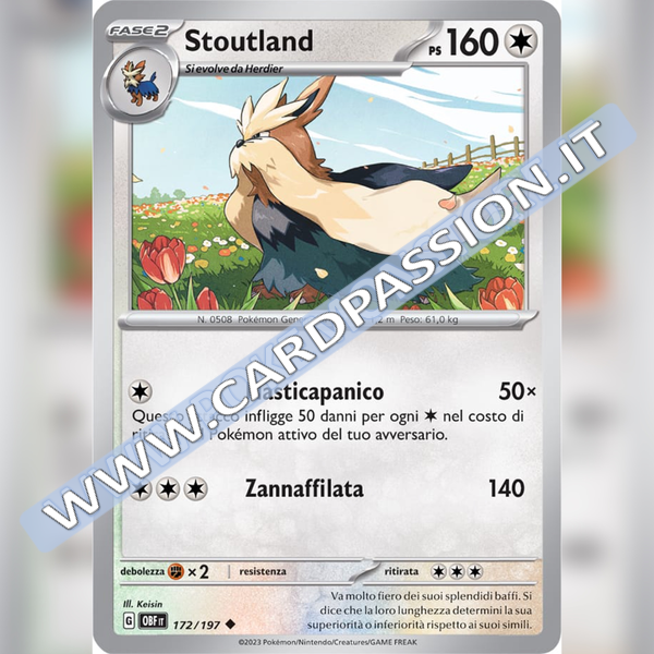 172/197 Stoutland | Ossidiana Infuocata
