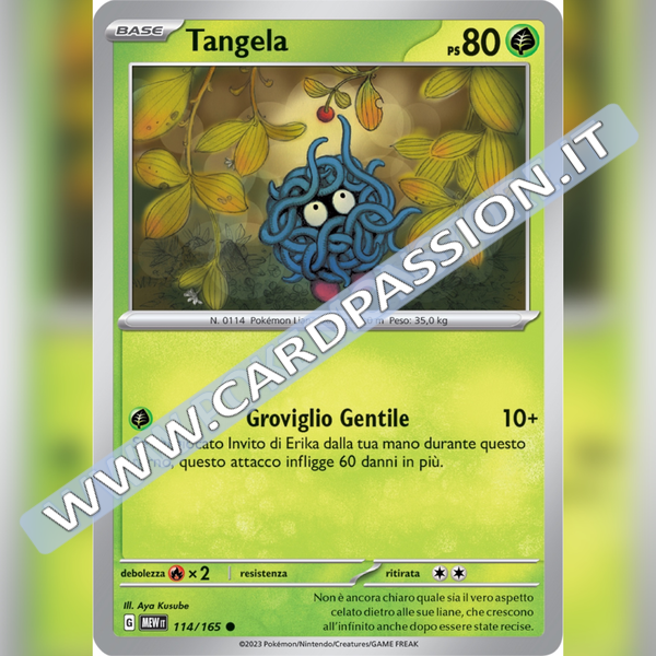 114/165 Tangela | Scarlatto e Violetto 151