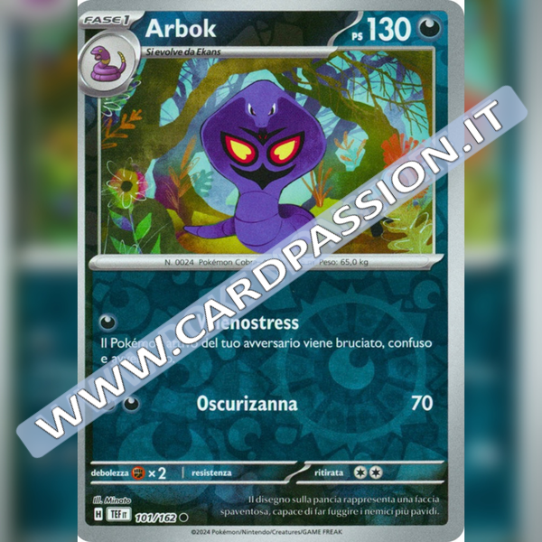 101/162 Arbok Reverse | Cronoforze